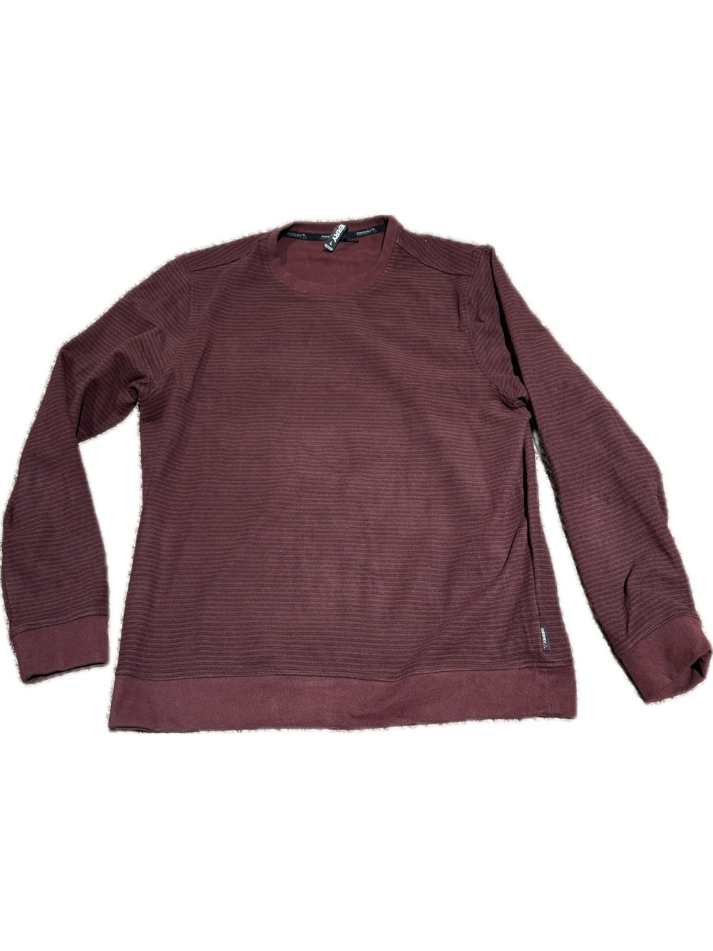 NEW Gerry Men's Long Sleeve Crew Sweater in Burgundy